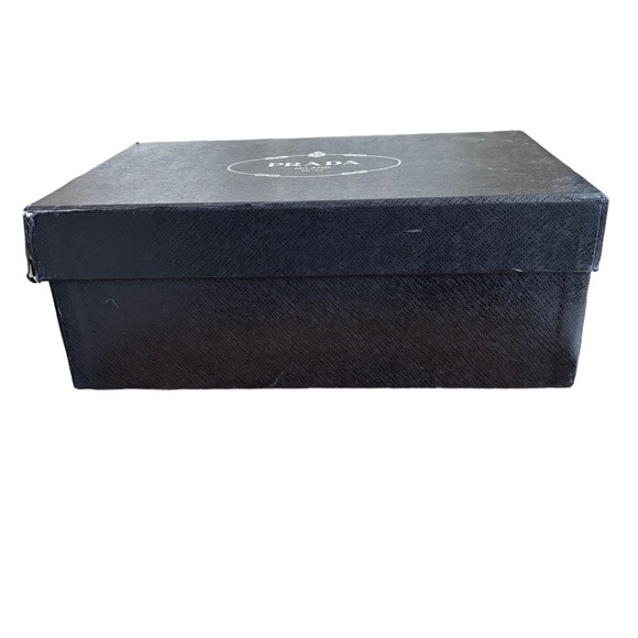 Prada Blue Peep-Toe Heels - Picture 7 of 14